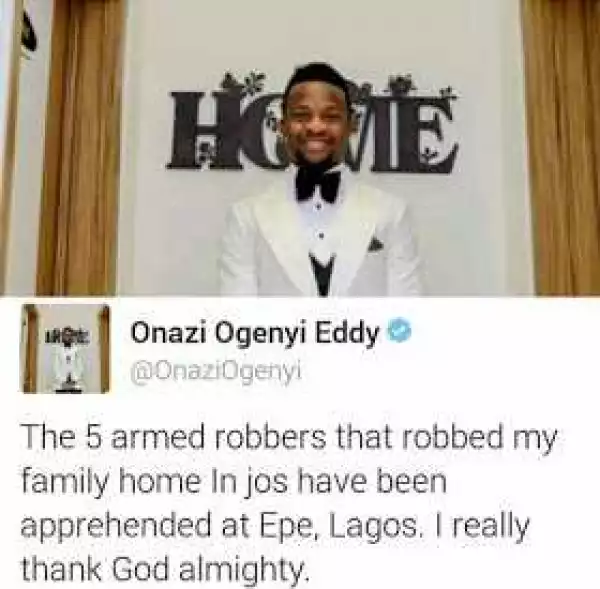 Robbers that attacked Footballer Ogeniyi Onazi House Arrested in Lagos